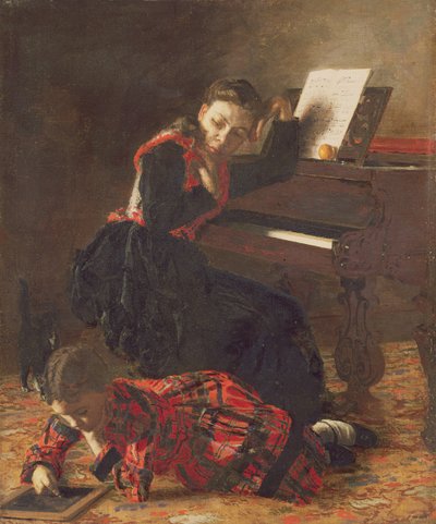 Home Scene by Thomas Eakins